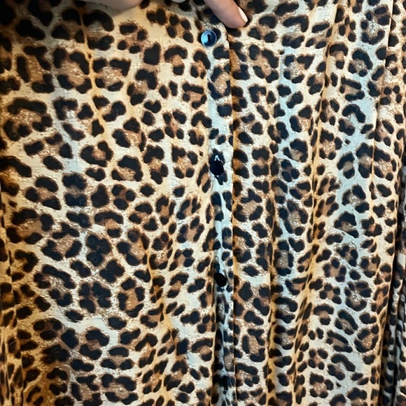 Jessica Simpson Animal Print Blouse - Picture 7 of 7